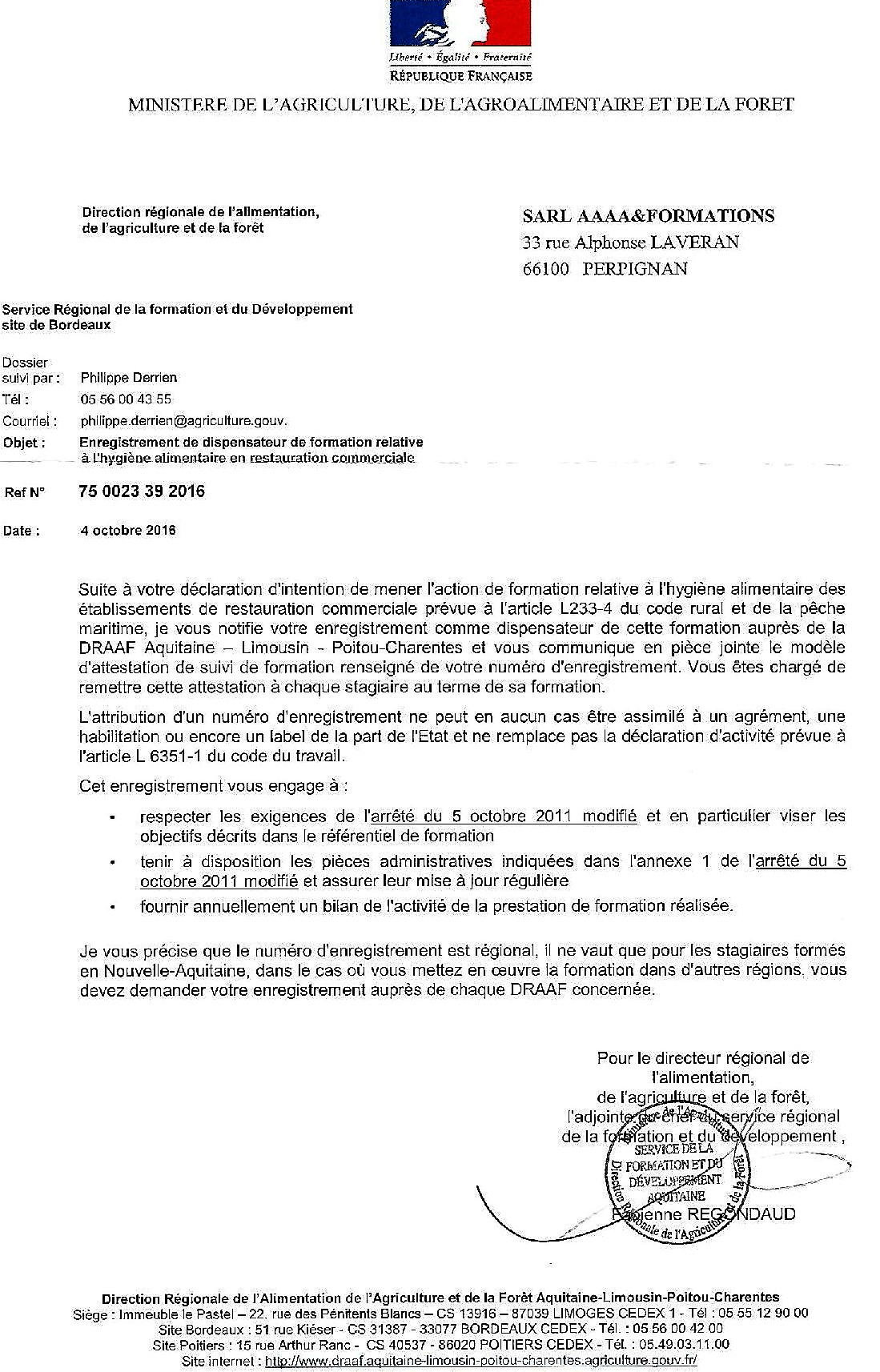 Formations permis d'exploitation Licences III IV Restaurants › Nos